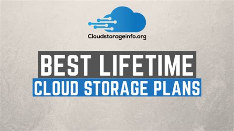 lifetime cloud storage plans.